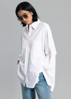 The Frankie Shop Kat Shirt - White 24 The Frankie Shop Kat Shirt - White
