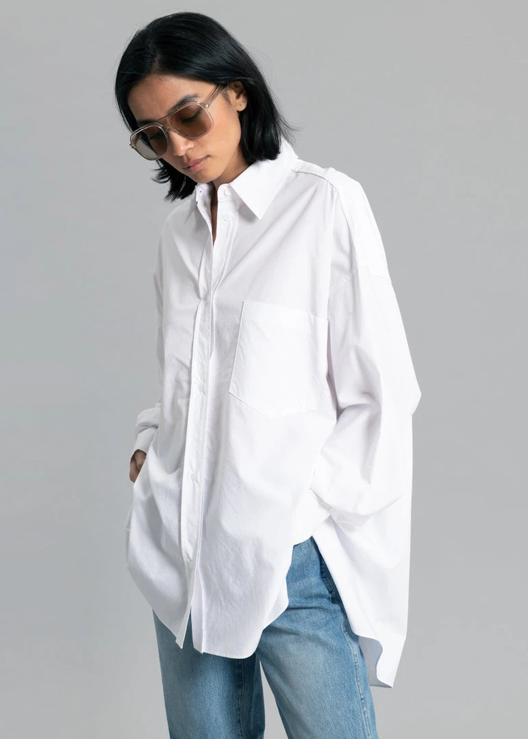 The Frankie Shop Kat Shirt - White 11 The Frankie Shop Kat Shirt - White