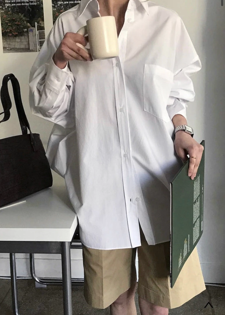 The Frankie Shop Kat Shirt - White 7 The Frankie Shop Kat Shirt - White