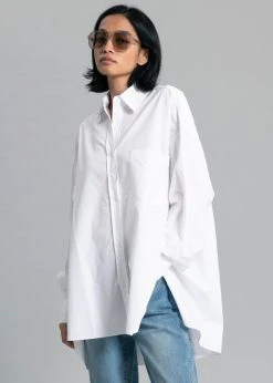 The Frankie Shop Kat Shirt - White 19 The Frankie Shop Kat Shirt - White