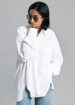 The Frankie Shop Kat Shirt - White 18 The Frankie Shop Kat Shirt - White
