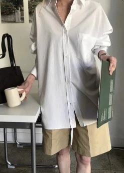 The Frankie Shop Kat Shirt - White 26 The Frankie Shop Kat Shirt - White