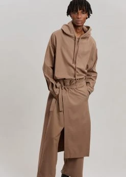 The Frankie Shop Men Keanu Wrap Pants - Hazelnut