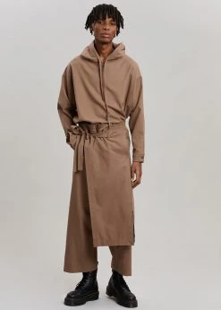 The Frankie Shop Men Keanu Wrap Pants - Hazelnut