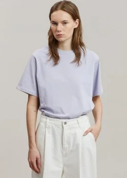 Cafe Noir Kelvin Tee - Lilac CLOTHING 6 Cafe Noir Kelvin Tee - Lilac CLOTHING