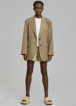 The Frankie Shop Kenya Blazer - Taupe