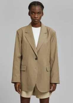 The Frankie Shop Kenya Blazer - Taupe