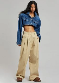 Another J Kett Cropped Denim Jacket - Dark Indigo