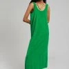 The Frankie Shop Kisu Terry Dress - Kelly Green