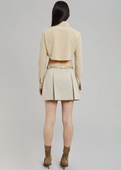 3.another CLOTHING Kitou Mini Skirt - Beige