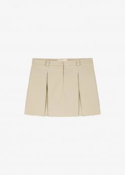 3.another CLOTHING Kitou Mini Skirt - Beige