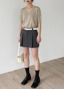 3.another Kitou Mini Skirt - Charcoal CLOTHING 31 3.another Kitou Mini Skirt - Charcoal CLOTHING