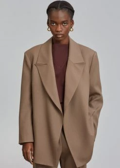 The Frankie Shop Kobus Blazer - Hazelnut