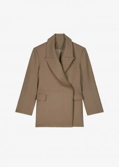 The Frankie Shop Kobus Blazer - Hazelnut