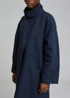 Breathe Laithe Trench Coat - Navy 18 Breathe Laithe Trench Coat - Navy