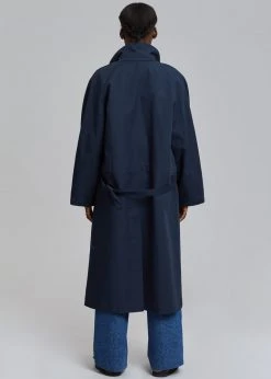 Breathe Laithe Trench Coat - Navy 28 Breathe Laithe Trench Coat - Navy