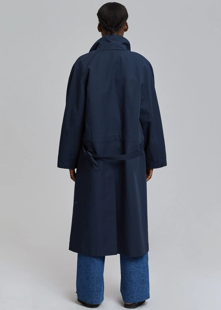 Breathe Laithe Trench Coat - Navy 14 Breathe Laithe Trench Coat - Navy