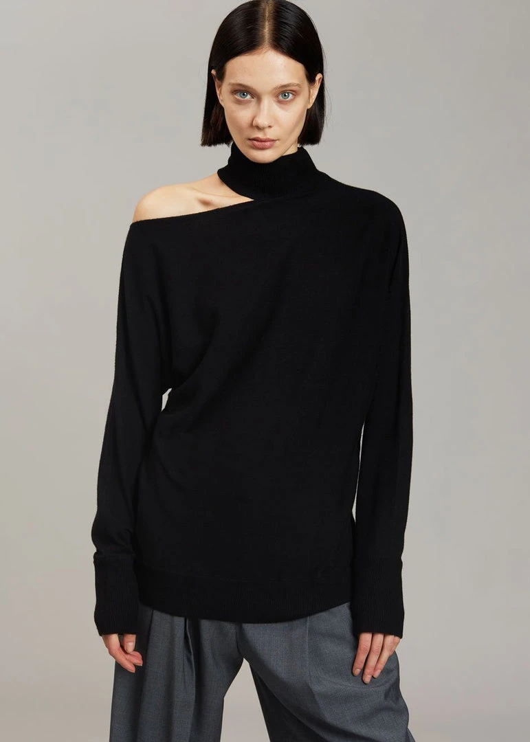 Auver_Fit Lana Cut-Out Turtleneck - Black CLOTHING 8 Auver_Fit Lana Cut-Out Turtleneck - Black CLOTHING
