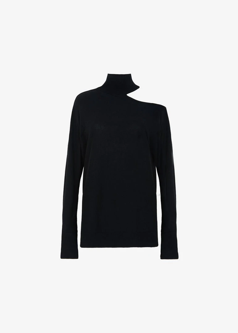 Auver_Fit Lana Cut-Out Turtleneck - Black CLOTHING 10 Auver_Fit Lana Cut-Out Turtleneck - Black CLOTHING