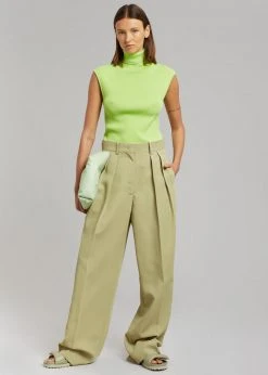 Paper Moon Lanna Turtleneck Knit Top - Lime 15 Paper Moon Lanna Turtleneck Knit Top - Lime