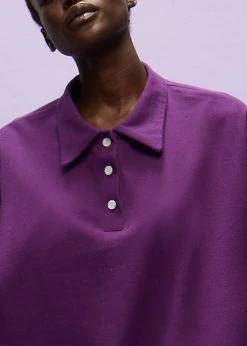 Cafe Noir CLOTHING Laso Polo - Violet