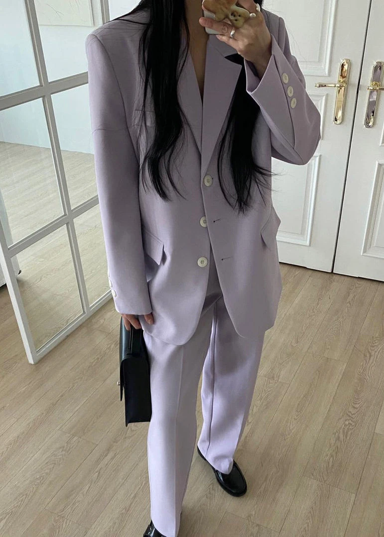 The Frankie Shop Laura Blazer - Lilac 2 The Frankie Shop Laura Blazer - Lilac