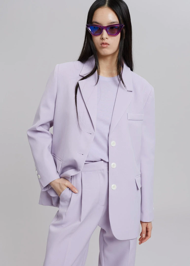 The Frankie Shop Laura Blazer - Lilac 1 The Frankie Shop Laura Blazer - Lilac