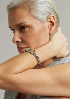 Laura Lombardi Cable Chain Bracelet - Silver ACCESSORIES