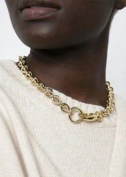 ACCESSORIES Laura Lombardi Cable Chain Necklace - Gold