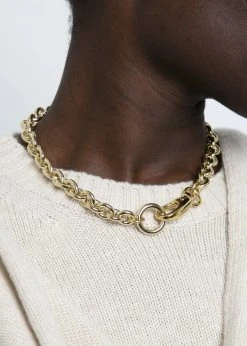 ACCESSORIES Laura Lombardi Cable Chain Necklace - Gold