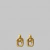 Laura Lombardi Greca Earrings - Gold ACCESSORIES
