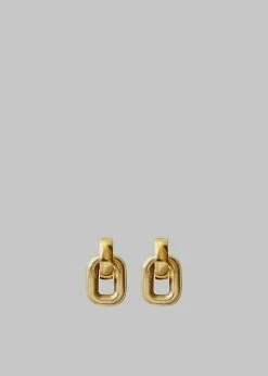 Laura Lombardi Greca Earrings - Gold ACCESSORIES