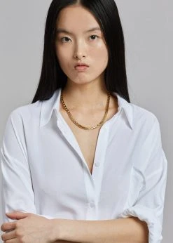 ACCESSORIES Laura Lombardi Greca Necklace - Gold