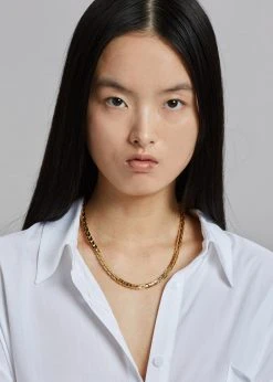 ACCESSORIES Laura Lombardi Greca Necklace - Gold