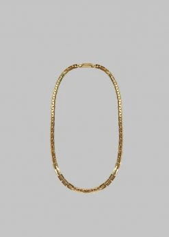 ACCESSORIES Laura Lombardi Greca Necklace - Gold