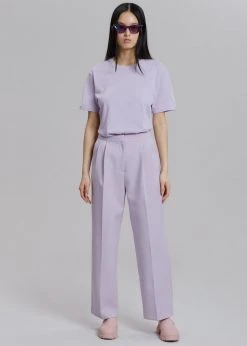 The Frankie Shop Laura Suit Pants - Lilac
