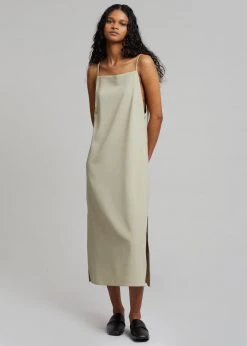 The Frankie Shop Lei Slip Dress - Beige
