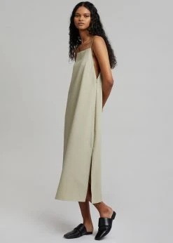 The Frankie Shop Lei Slip Dress - Beige