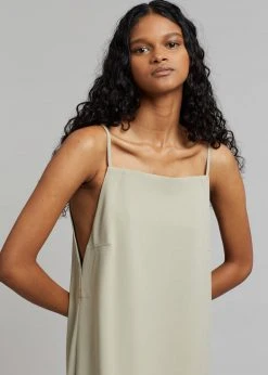 The Frankie Shop Lei Slip Dress - Beige