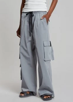 The Frankie Shop Ley Cargo Pants - Grey CLOTHING
