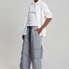 The Frankie Shop Ley Cargo Pants - Grey CLOTHING