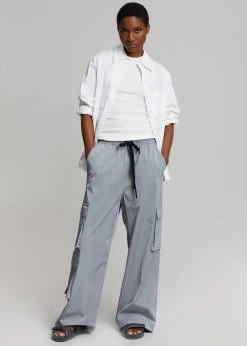 The Frankie Shop Ley Cargo Pants - Grey CLOTHING