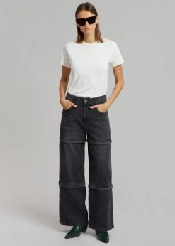 Blossom CLOTHING Liam Recycled Denim Pants - Faded Black Wash