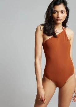 CLOTHING Lido Quindici Swimsuit - Terracotta 10 CLOTHING Lido Quindici Swimsuit - Terracotta
