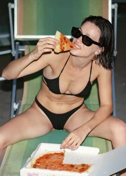 CLOTHING Lido Tredici Rib Swimsuit - Black