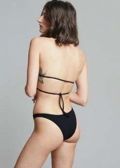 CLOTHING Lido Tredici Rib Swimsuit - Black