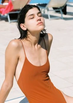 Lido Trentasei Swimsuit - Terracotta