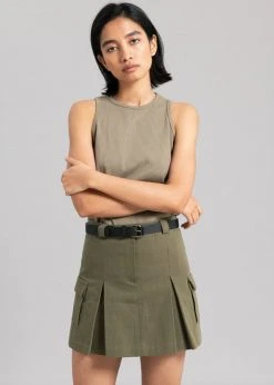 The Frankie Shop CLOTHING Liko Tank - Olive