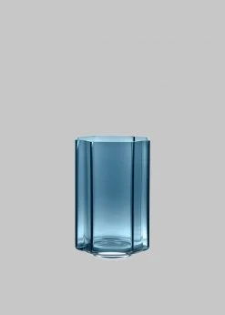 Louise Roe Funki Asymmetric Vase - Blue LIFESTYLE