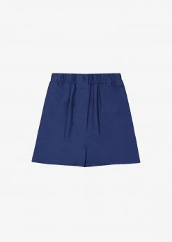 The Frankie Shop CLOTHING Lui Cotton Boxer Short - Navy 11 The Frankie Shop CLOTHING Lui Cotton Boxer Short - Navy